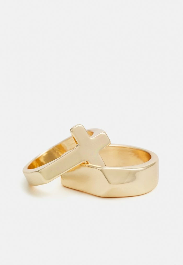 2 PACK - Ring - gold-coloured