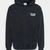 Vintage Supply OVERDYE FLOW HOODIE - Sweatshirt - Black