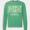 OVERDYED WITH VINTAGE SUPPLY CHAMPIONS GRAPHIC UNISEX - Sweatshirt - Green