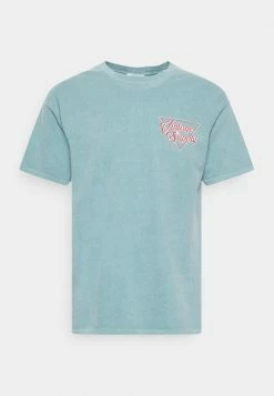 Vintage Supply OVERDYED WITH VINTAGE MONTANA GRAPHIC UNISEX - Print T-shirt - Teal