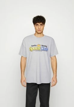 Vintage Supply SPORTS CLUB TEE - Print T-shirt - Grey