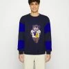 Vintage Supply VARSITY BEAR CREW - Jumper - Navy