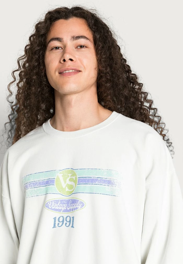 FRONT PRINT - Sweatshirt - sand
