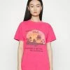 Vintage Supply REGULAR WITH BAHAMAS GRAPHIC - Print T-shirt - Pink