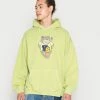 Vintage Supply MASCOT CHENILLE PATCH HOODIE - Sweatshirt - Green