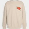 Vintage Supply OVERDYED WITH APPLES CHEST GRAPHIC UNISEX - Sweatshirt - Od Honey Peach