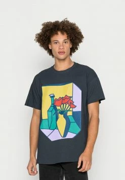 Vintage Supply ART COLLAGE GRAPHIC - Print T-shirt - Black