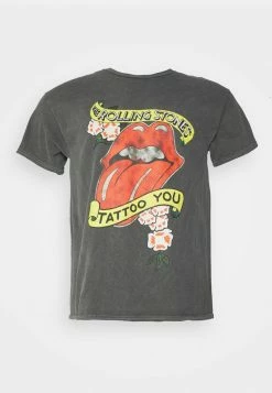 Vintage Supply ROLLING STONES GRAPHIC TEE UNISEX - Print T-shirt - Charcoal