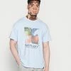Vintage Supply SANCTUARY TEE - Print T-shirt - Light Blue