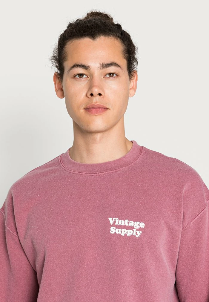 WITH CORE CHEST LOGO UNISEX - Sweatshirt - dark pink