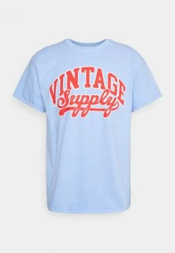 Vintage Supply VARSITY GRAPHIC UNISEX - Print T-shirt - Blue