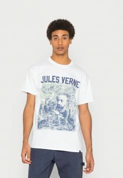 Vintage Supply JULES VERNE TEE - Print T-shirt - White