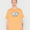 Vintage Supply ZEBRAGIRAFFE TEE - Print T-shirt - Old Gold