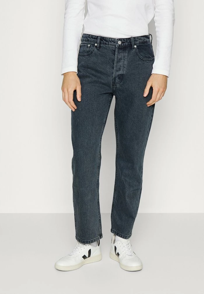 WASHED - Straight leg jeans - dark denim blue