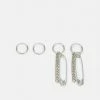 Vintage Supply EARRING UNISEX 2 PACK - Earrings - Silver-coloured