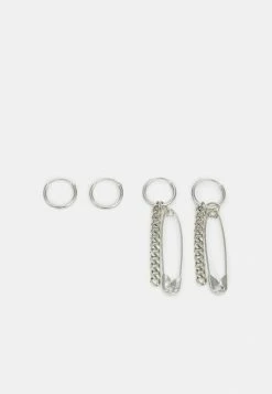 Vintage Supply EARRING UNISEX 2 PACK - Earrings - Silver-coloured