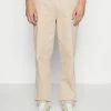 Vintage Supply ELASTICATED STRAIGHT LEG TROUSER UNISEX - Trousers - Ecru