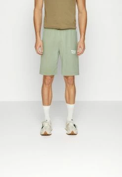 Vintage Supply CORE LOGO SHORTS UNISEX - Shorts - Overdye Green