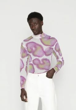 Vintage Supply ABSTRACT LS - Long Sleeved Top - Lime