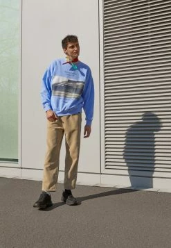 Vintage Supply LET THE SPRING COME GRAPHIC HOODIE - Sweatshirt - Blue