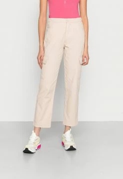 Vintage Supply WIDE LEG CARGOS - Cargo Trousers - Beige