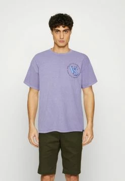 Vintage Supply BODY WORKS FRONT & BACK TEE - Print T-shirt - Purple