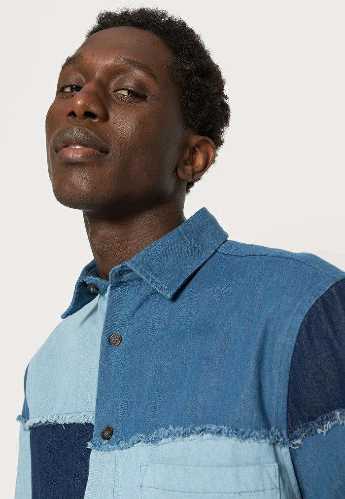 PATCH WORK - Summer jacket - blue