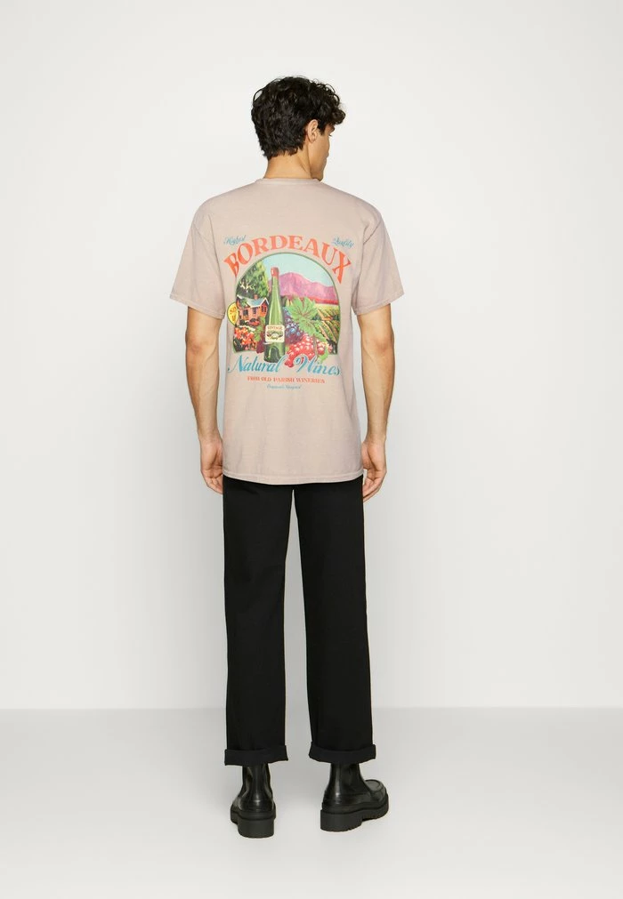 BORDEAUX GRAPHIC TEE UNISEX - Print T-shirt - off white