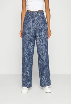 Vintage Supply DAD JEANS - Relaxed Fit Jeans - Dark Blue