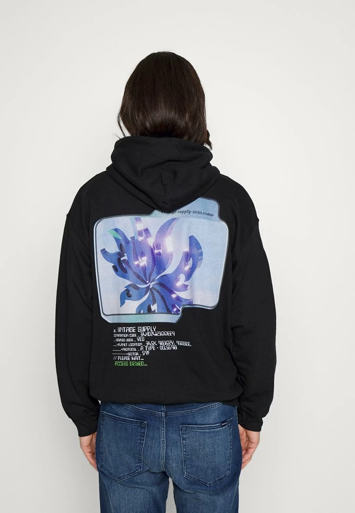 TRIBAL HOODIE - Hoodie - black