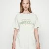 Vintage Supply OVERSIZED TEE WITH VS ORIGINALS GRAPHIC - Print T-shirt - White