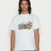 Vintage Supply SYDNEY GRAPHIC - Print T-shirt - White