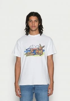 Vintage Supply SYDNEY GRAPHIC - Print T-shirt - White