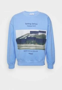 Vintage Supply GRAPHIC SWEAT - Sweatshirt - Blue