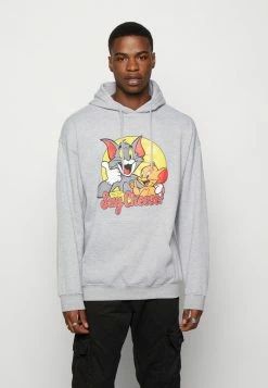 Vintage Supply UNISEX TOM & JERRY SAY CHEESE HOODIE - Sweatshirt - Sports Grey
