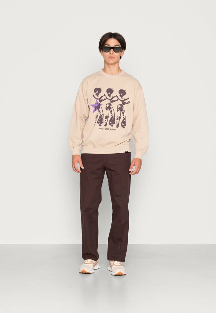 DONT STOP MOVING - Sweatshirt - sand