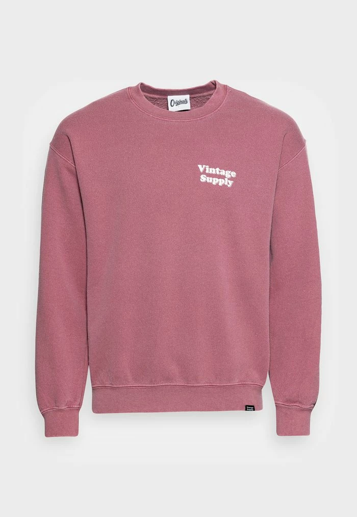 WITH CORE CHEST LOGO UNISEX - Sweatshirt - dark pink