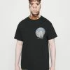 Vintage Supply MUNCH LOST IN SPACE TEE - Print T-shirt - Black
