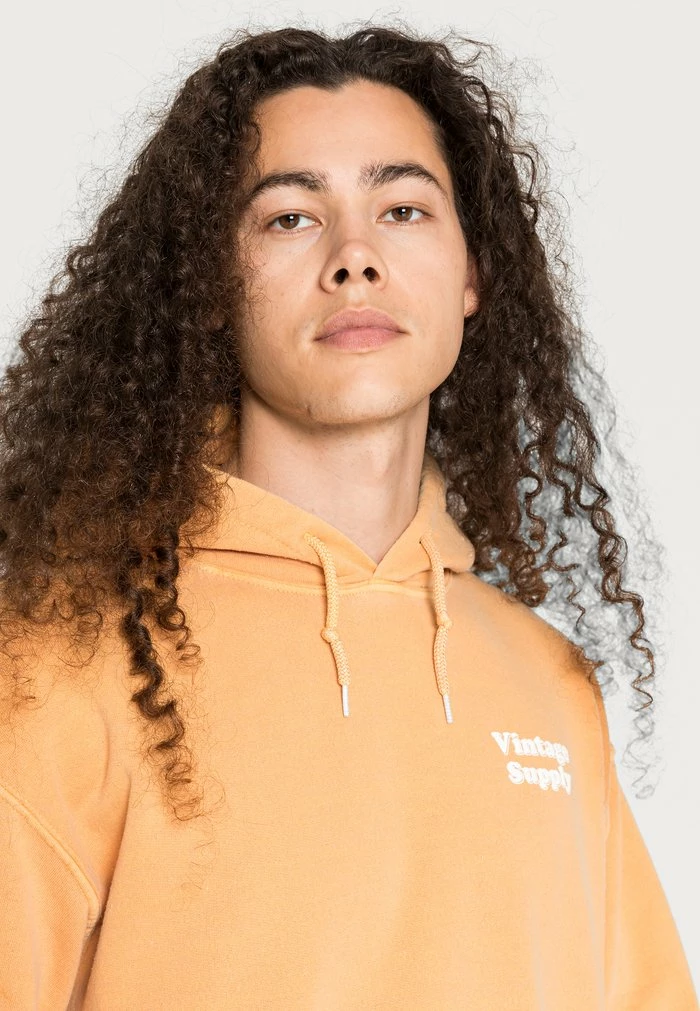 OVERDYE GOLD HOODIE WITH CORE CHEST LOGO UNISEX - Sweatshirt - gold