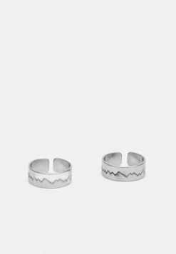 Vintage Supply UNISEX 2 PACK - Ring - Silver-coloured