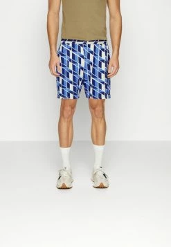 Vintage Supply GEO FOOTBALL - Shorts - Blue