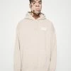Vintage Supply OVERDYE BRANDED HOODIE - Sweatshirt - Sand
