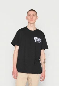 VINTAGE SUPPLY TEE - Print T-shirt - Black