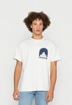 Vintage Supply VIRGINIA WOLF GRAPHIC - Print T-shirt - Sand