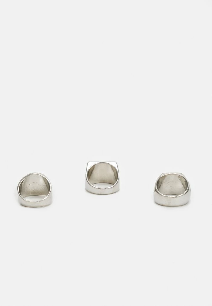 UNISEX 3 PACK - Ring - silver-coloured