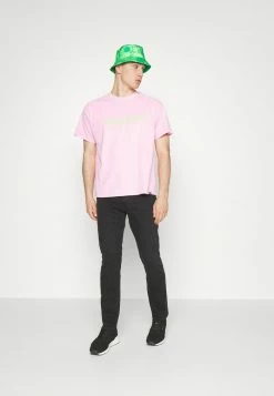 Vintage Supply FRONT PRINT LOGO TEE - Print T-shirt - Light Pink