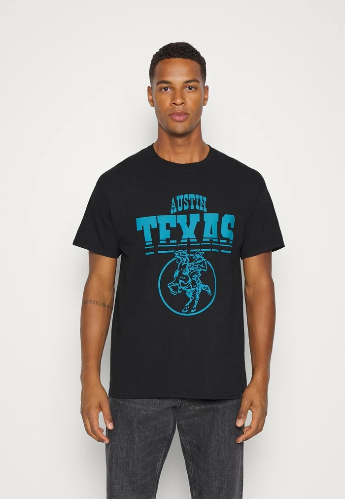 AUSTIN TEXAS TEE - Print T-shirt - black