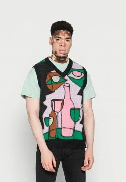 Vintage Supply ARTS PLACEMENT VEST - Jumper - Black