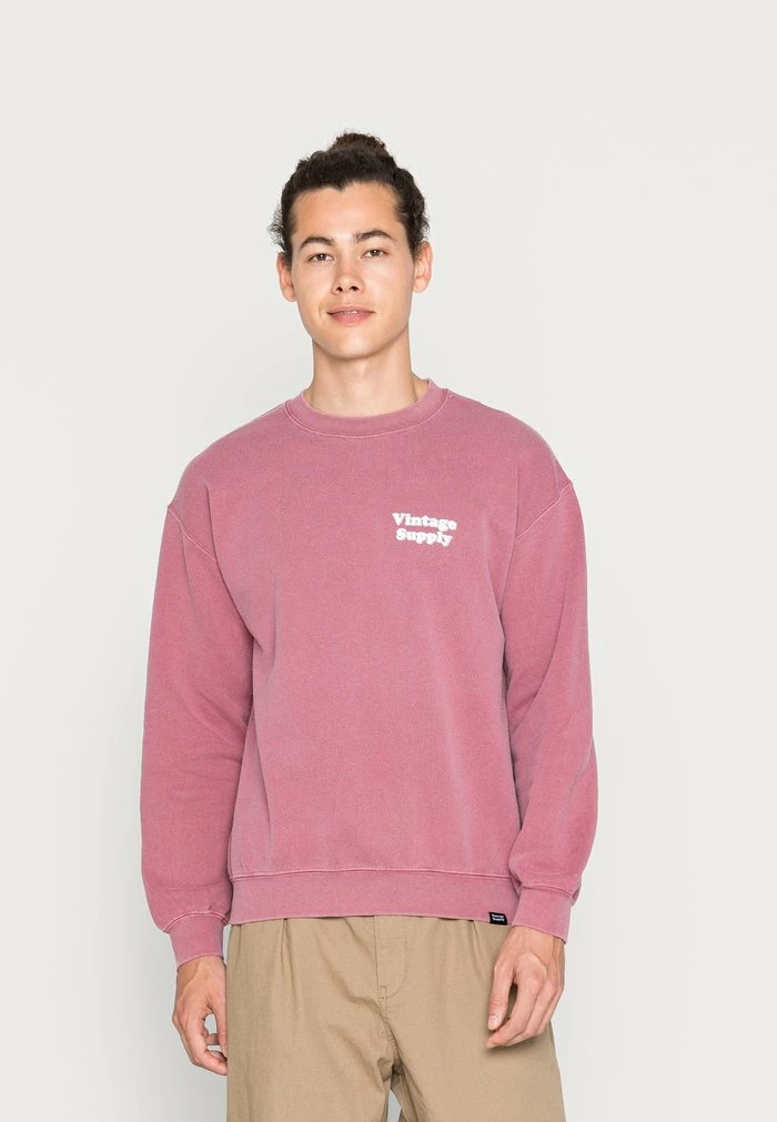 WITH CORE CHEST LOGO UNISEX - Sweatshirt - dark pink