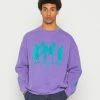 Vintage Supply THE ILIAD HOMER CREW - Sweatshirt - Washed Purple